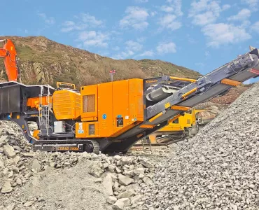 Tesab 700ie hybrid electric jaw crusher