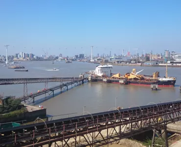 Wharf on the Thames