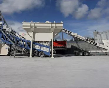 Total Batching Solutions mobile loading hopper