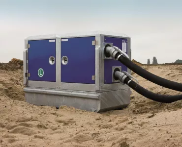 Tsurumi engine-driven pump