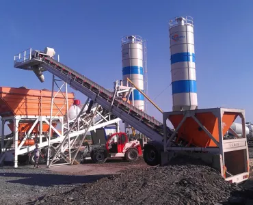 Rapid concrete batching plant