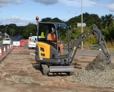 Volvo EC18C mini excavator