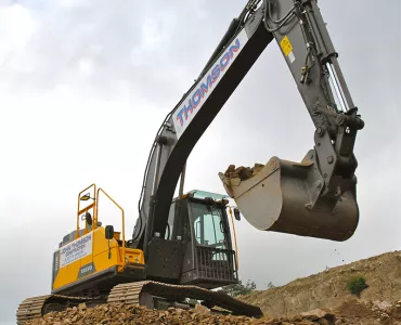 Volvo EC220E excavator