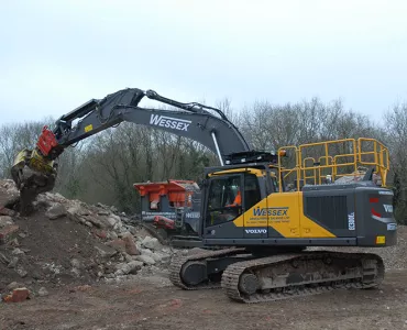 Volvo EC300E excavator