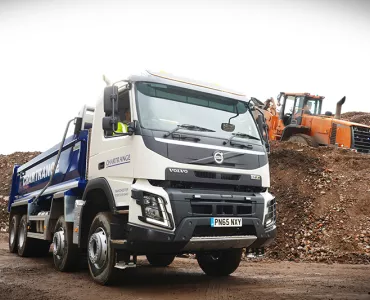 Volvo FMX 8x4 rigid tipper truck