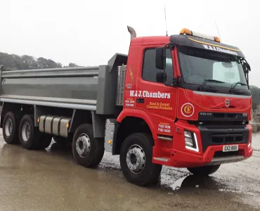 Volvo FMX 8x4 tipper truck