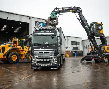 Volvo wheel loader and materials-handler