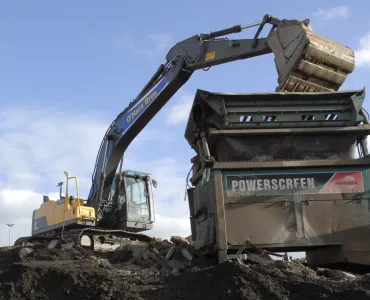 Volvo EC220D at O'Hara Bros