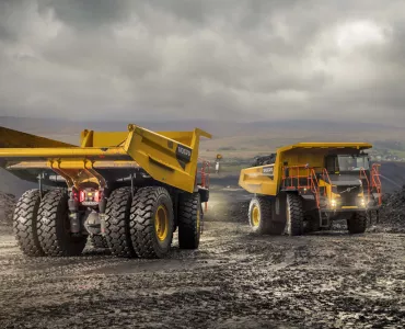 Volvo R60D rigid dumptrucks