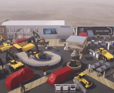 Volvo CE exhibition stand