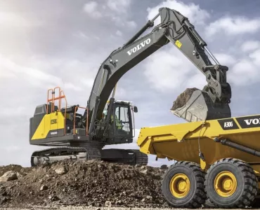Volvo EC350E Hybrid excavator