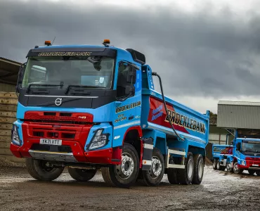 Volvo make a winning return at Brocklebank & Co Demolition with 12 new FMX tippers