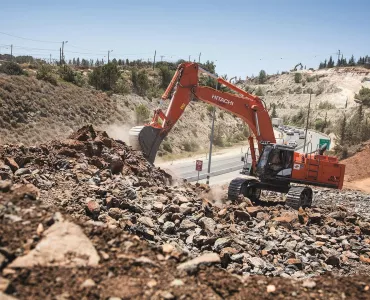 Hitachi excavator