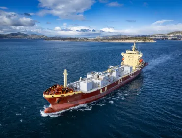 Carbon captured on the UBC Cork will be offloaded as limestone at Heidelberg Materials’ groundbreaking Brevik cement plant in Norway