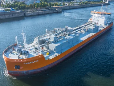 The next-generation MV Tamarack will increase delivery speed and capacity with its streamlined, high-performance, cost-effective design 