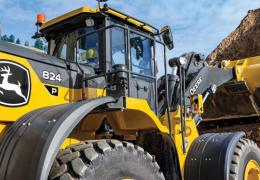 John Deer 824 P-tier wheel loader