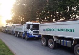 Aggregate Industries trucks