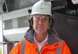Tim Palmer, general manager of Fortis IBA's Ridham Dock IBA processing facility