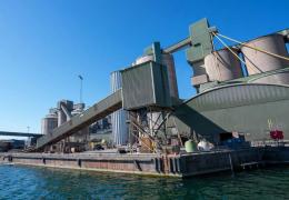 Slite cement plant on the Swedish island of Gotland