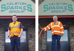 L-R: Kelston Stark, grandson of the company's founder, and Alan Sparkes, director, now taking a back seat
