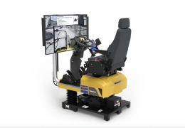 Komatsu simulator for rigid dumptrucks