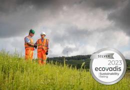Silver EcoVadis Sustainability Rating assessment for Sibelco