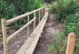 Boardwalk on the Trent Valley Way