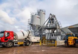 Hills Quarry Products' new ready-mixed concrete concrete plant in Swindon