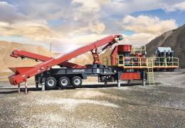 Sandvik US 373 wheeled cone crusher