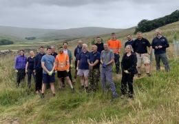 Since the partnership began in 2020, Tarmac volunteers have planted 7,200 trees in the Yorkshire Dales and the surrounding areas