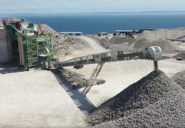 Atlantic Minerals have a quarry and port operations in Newfoundland, Canada