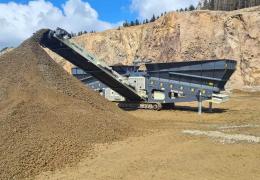 Kilsaran Concrete’s new IMS BP1200-9TB tracked blender, supplied by Ormonde Machinery