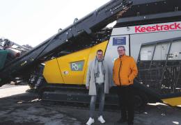 Keestrack R3e ZERO impact crusher