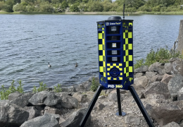 DeterTech’s PID360 system securing an approach to open water