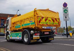 The 19-tonne Volvo FE Electric 4x2 chassis featuring the new Econ E-QCB system