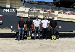 The Mineralteknikk team with a new MDS M413 rock trommel