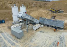 Geo Concrete Products’ new Rapidbatch 120 mobile batching plant from Rapid International