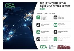 The CEA has released the fourth edition of its UK Construction Equipment Sector Report for 2023