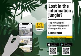 Liebherr have launched the MyGuide for Earthmoving app