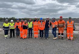 L–R: Damien Keenan, Adam McCluskey, David Garrity, David Johnston, Richard McNally, Kelvin Johnston, Colin Loughran, Paul Keenan, Gerald McMullan, Paul Callan, David Clarke, and Gerard Lawless