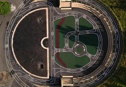 The new Mini Roads track in Everton Park, Liverpool