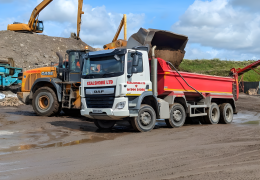 Kealshore tipper fitted with Durite’s SD card four-channel safety camera unit