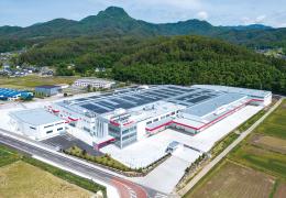 The new Takeuchi factory in Aoki, Nagano, Japan