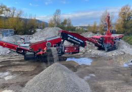 Screencore crushing and screening train turns C&D waste into profit