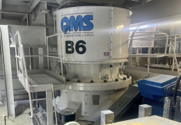 One of the new B-Series cone crushers supplied by QMS