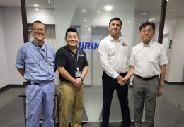 Yoshio Yanagida, Masahi Nakamura and Kenji Tajima from Kurimoto, along with Raheel Qamar from MDS