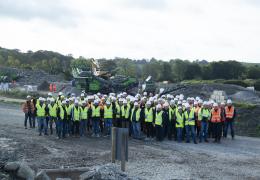 EvoQuip hosted a successful Open Day at Behan’s Quarry, near Dublin, on 4 October, with more than150 guests from across Europe, Australia, New Zealand, and North America in attendance