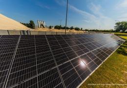 Photovoltaic farm at a Cemex Poland ready-mixed concrete plant