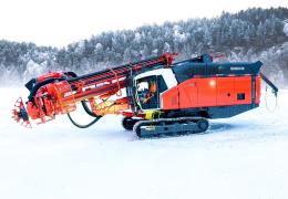 Sandvik have unveiled a new battery-electric concept surface drill rig for mining and quarrying