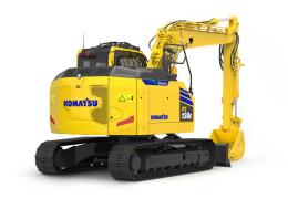 The new 13-tonne class Komatsu PC138E-11 electric excavator 